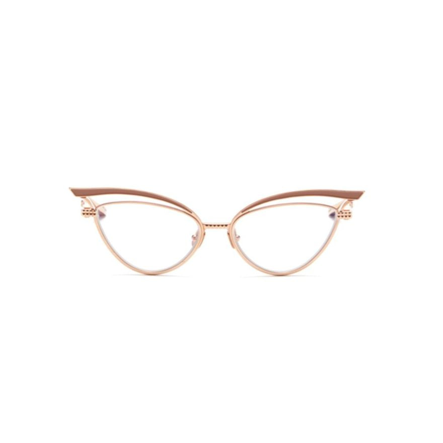 V - Glassliner Gold Cat-Eye Frame Eyeglasses