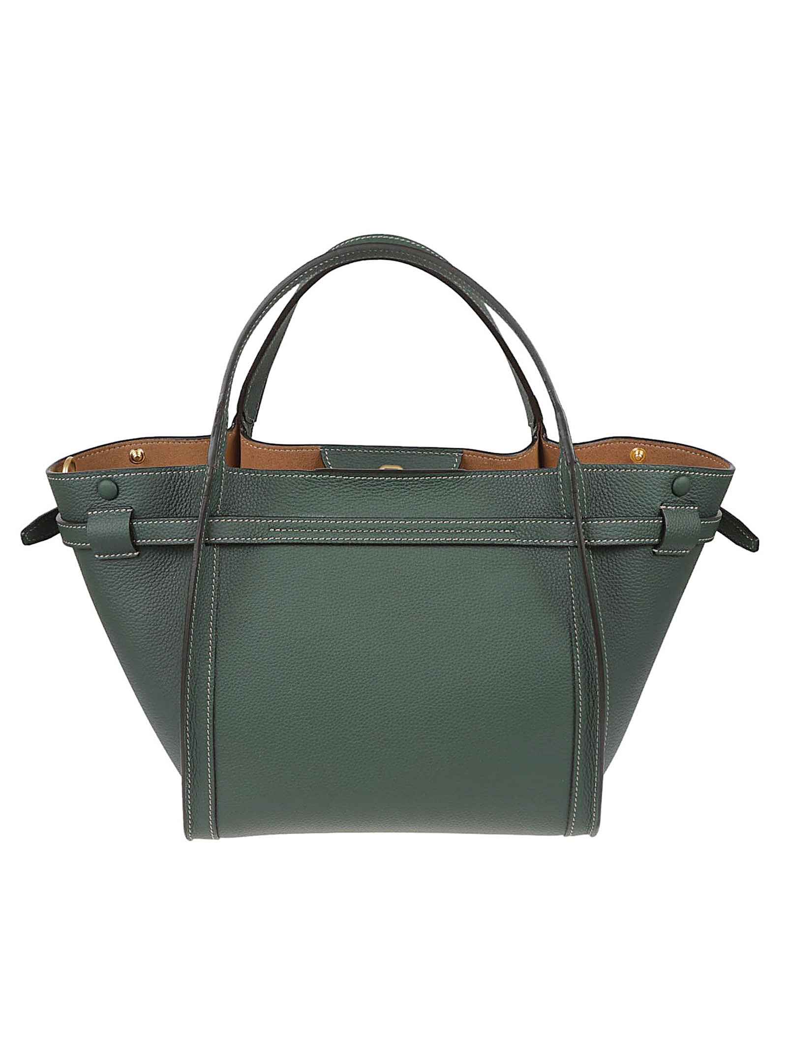 Structured Calfskin Shopping Bag