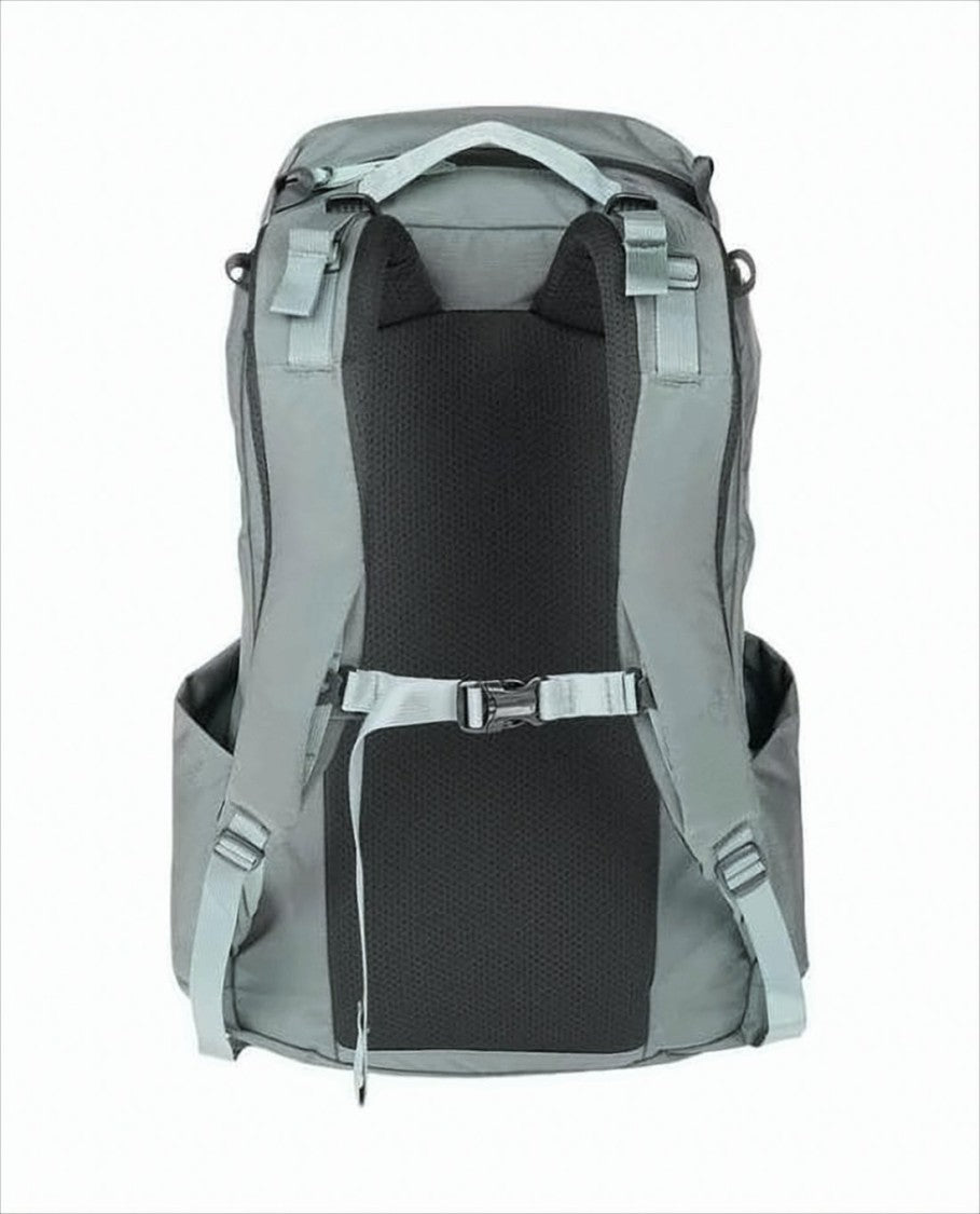 Structured Nylon Backpack with Top Flap