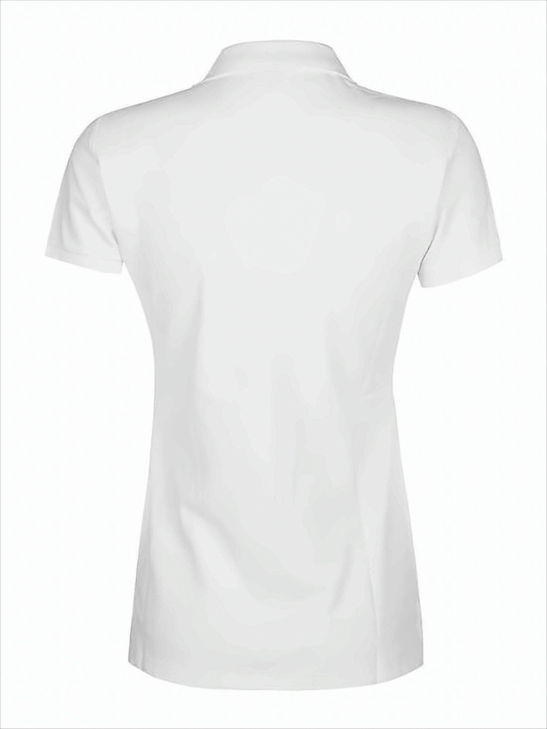 Short-Sleeved Fitted Polo Shirt with Embroidered Logo