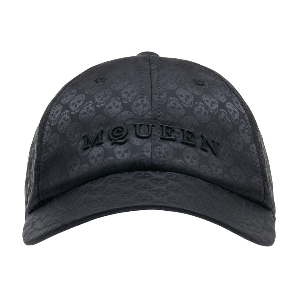 Skull Repeat Cap - Synthetic - Black