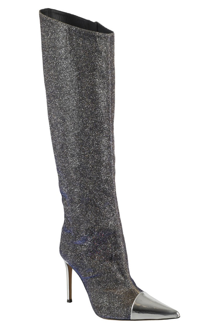 Pointed Toe Asymmetrical High Boots