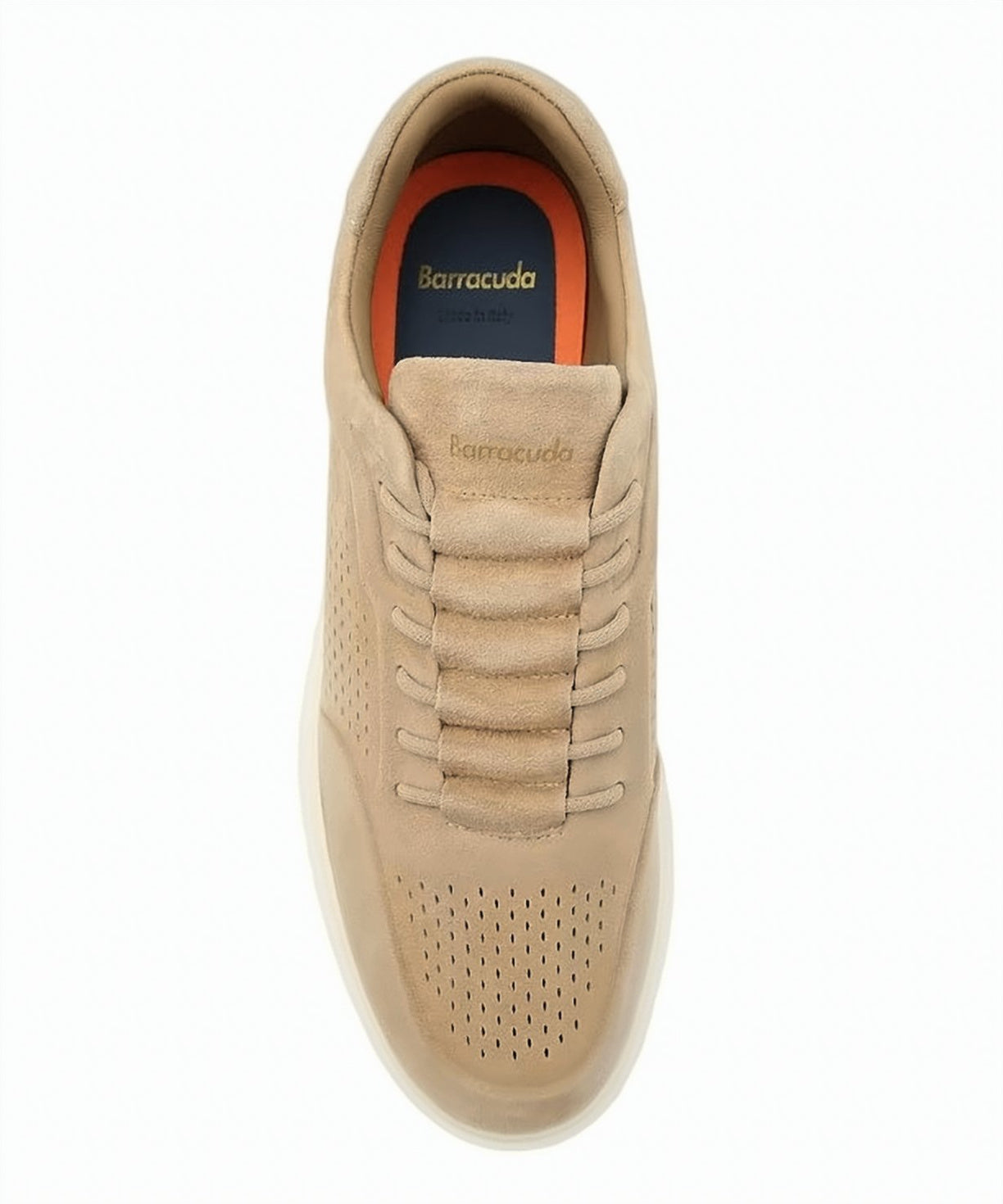 Tobacco Suede Slip On Sneakers