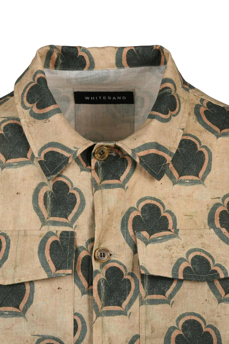 Linen Cotton Jacket - Beige