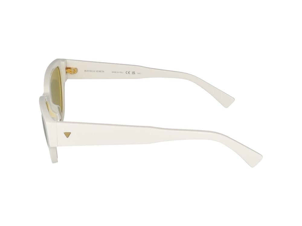 Sunglasses Bottega Veneta BV1319S 004 White White Yellow 56/15/145