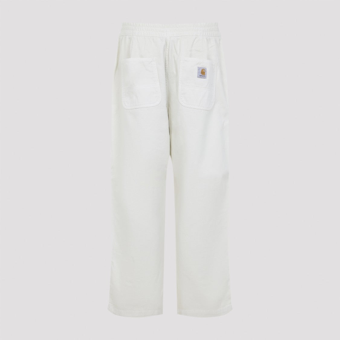 Relaxed Fit Casual Pants With Elastic Waistband And Large Pockets