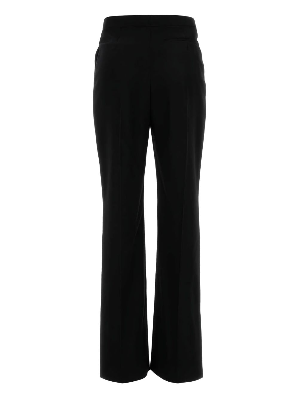 Flared Leg Wool Trousers