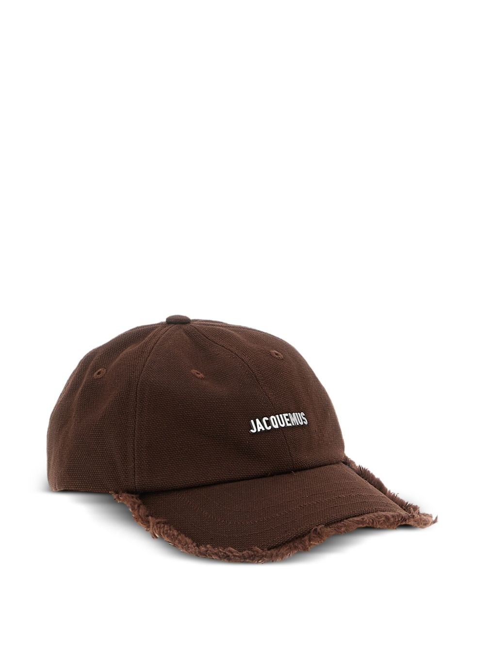 Distressed Brown Cotton Hat