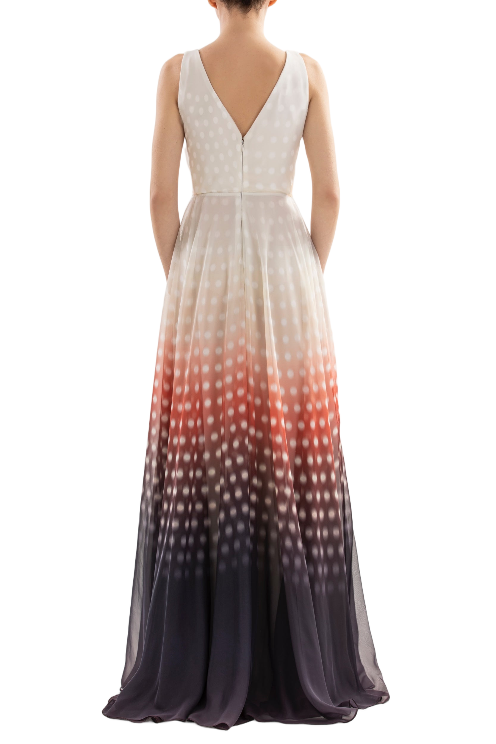 Gradient Printed Dress