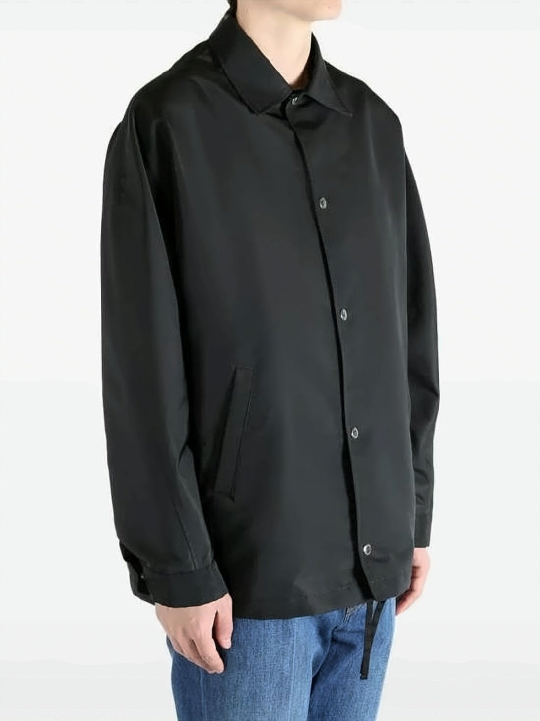 Straight-Cut Black Jacket