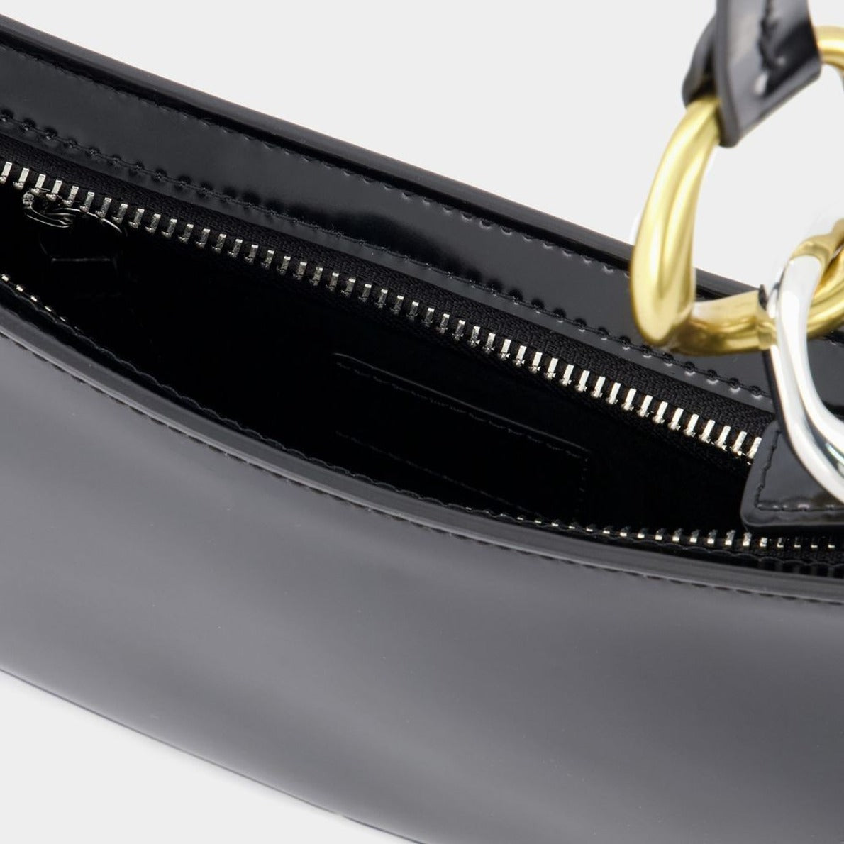 Ollie Hobo Bag - Black - Leather