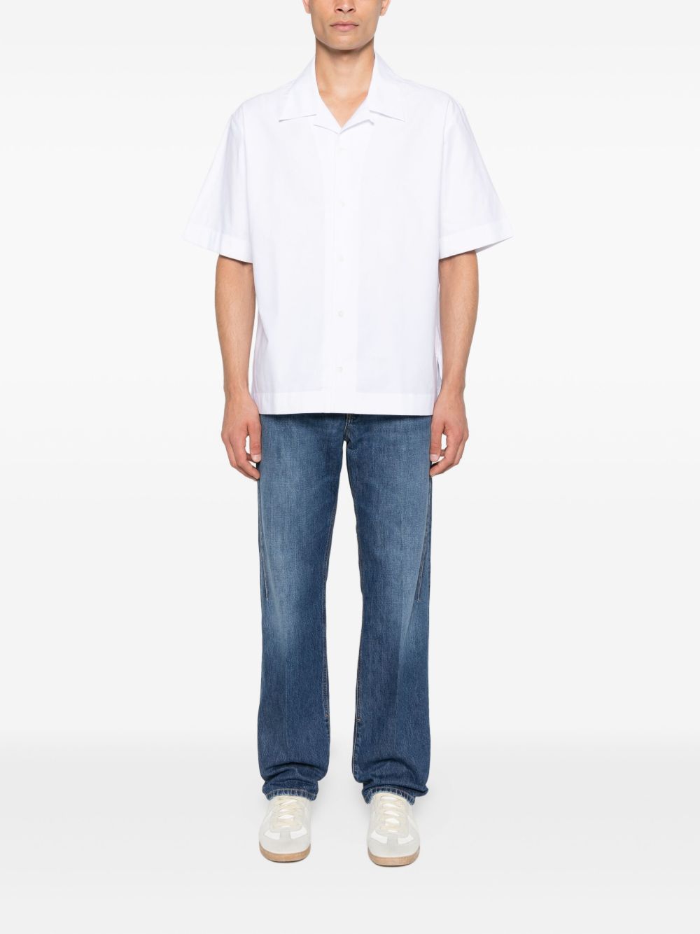 Straight Leg Denim Jeans
