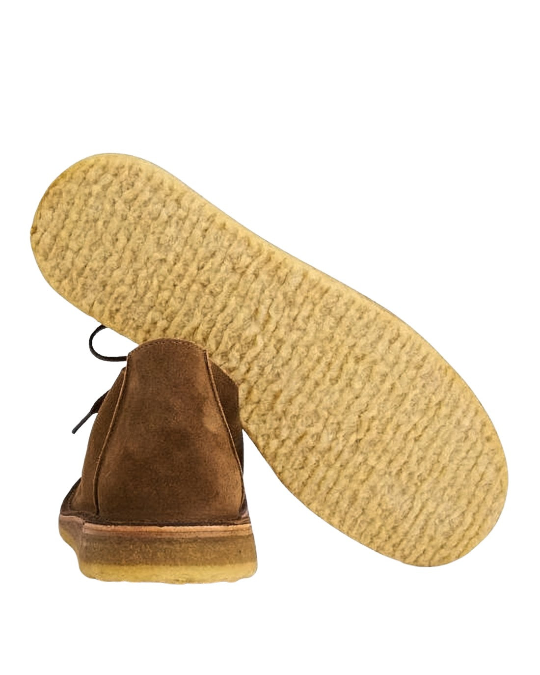 Brown Suede Loafers with Lace-Up Design