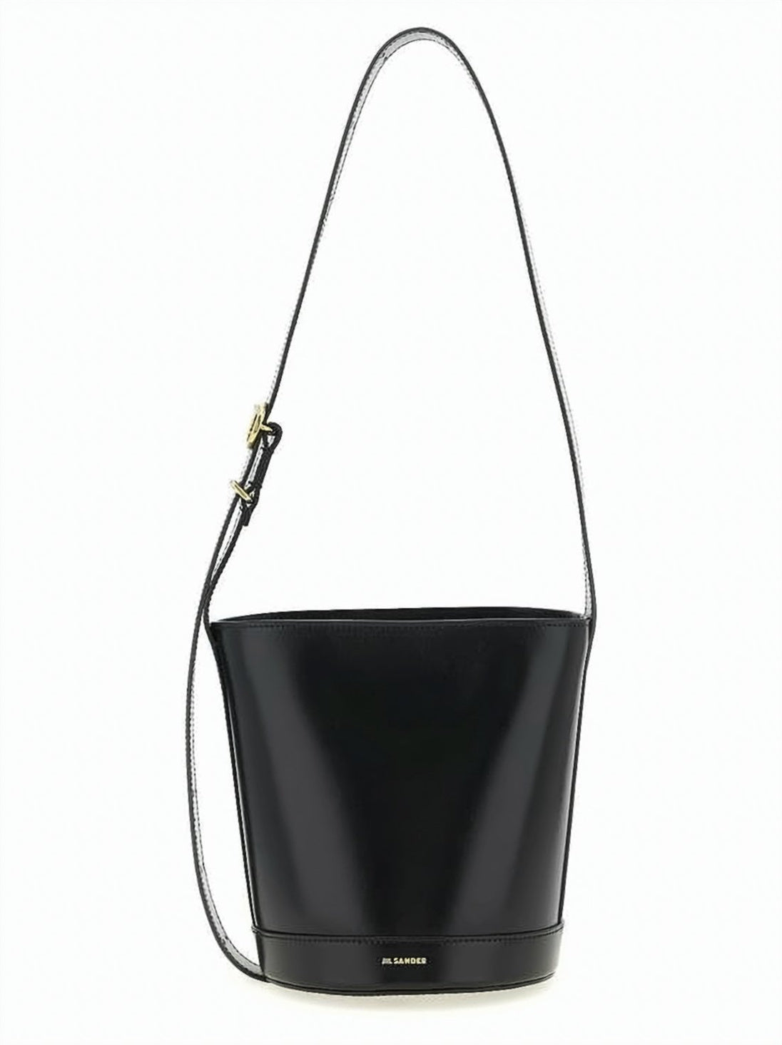 Bucket Shoulder Bag with Gold-tone Hardware