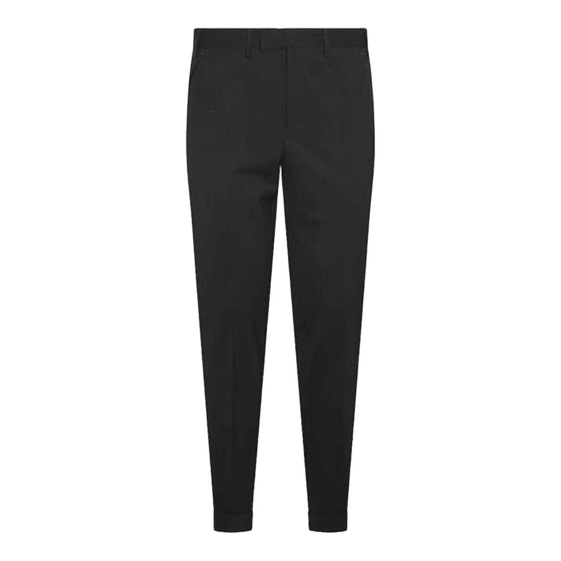 Slim-Fit Black Tailored Suit Pants