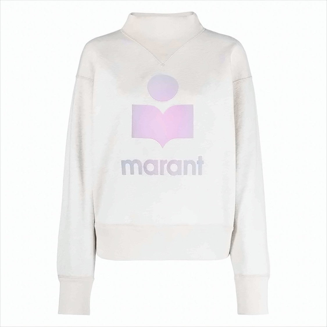 Relaxed-Fit Sweatshirt With Gradient Logo Print