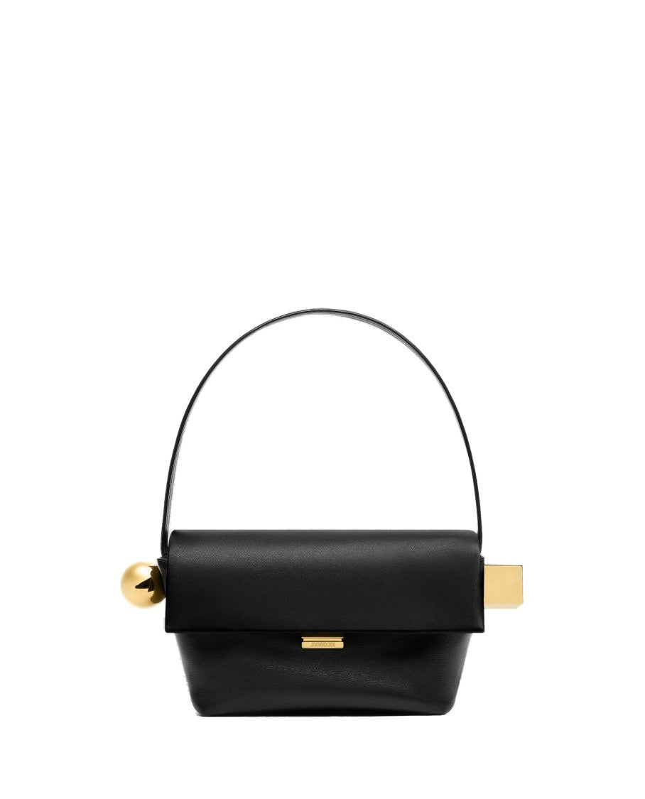 Le Rond Carre Leather Shoulder Bag