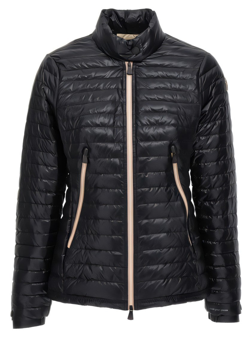 High Collar Quilted Down Coat