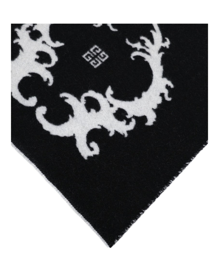 Reversible Logo Wool Scarf