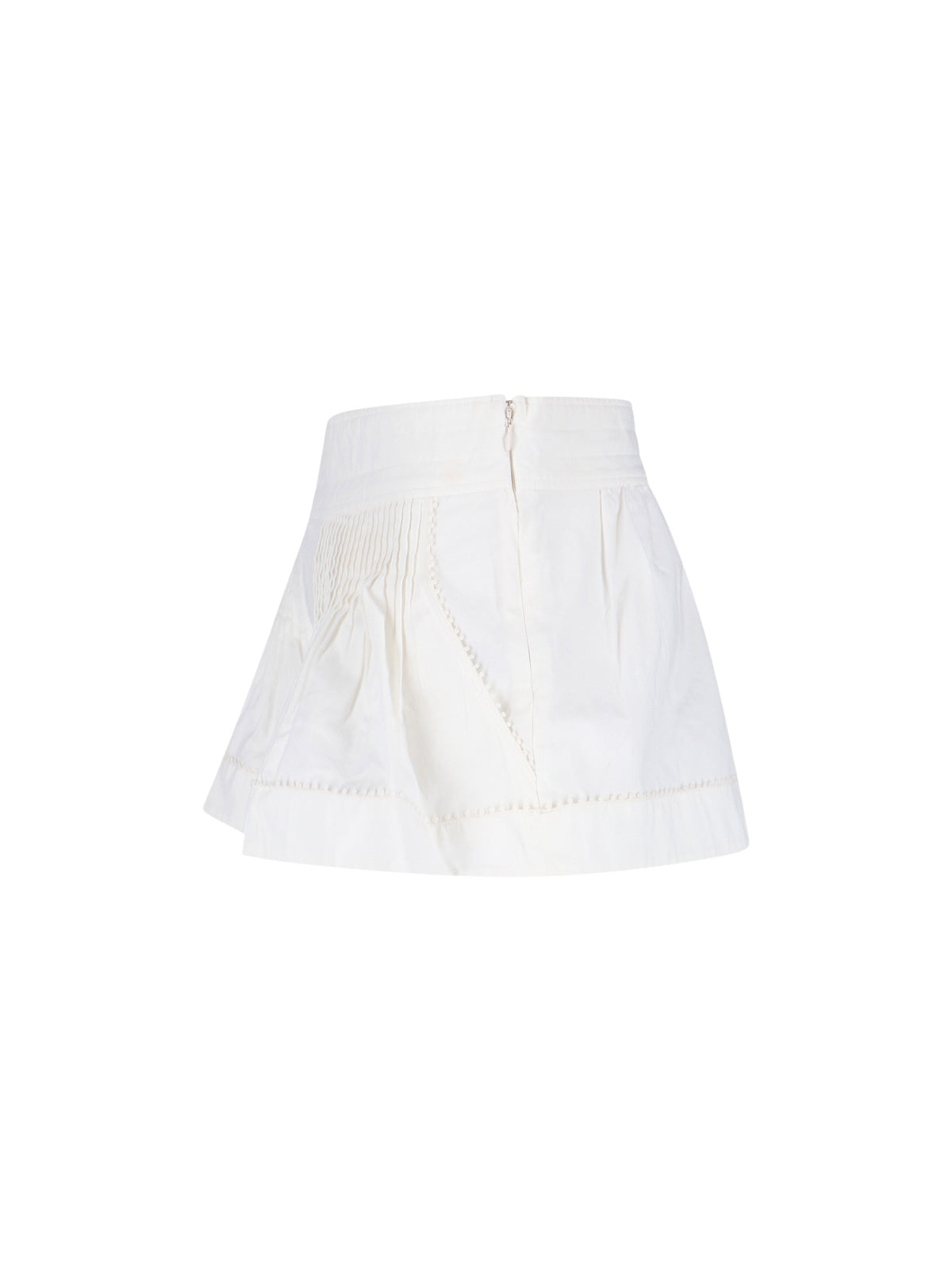 "Cybila" Shorts – White