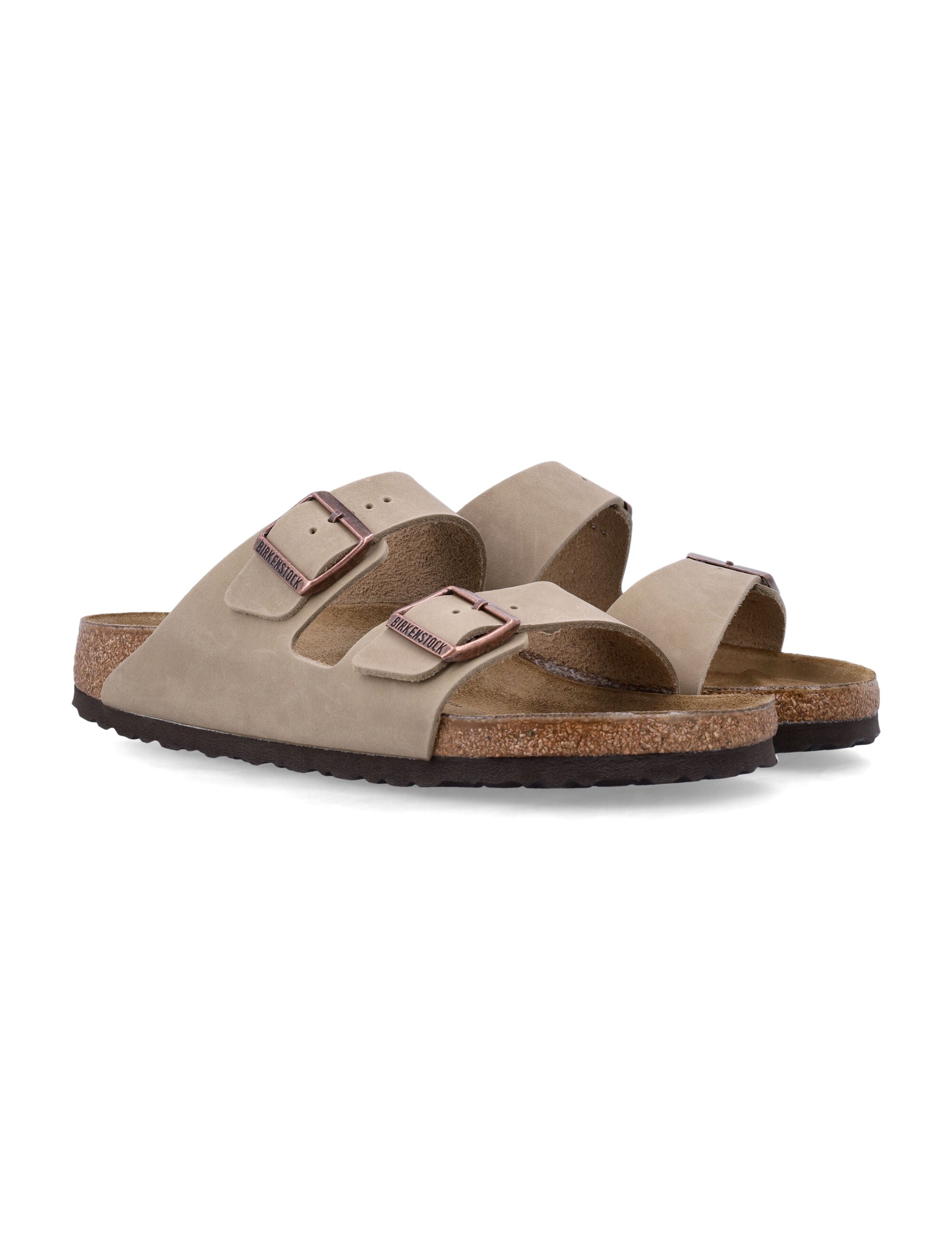 Tabacco Brown Arizona Oiled Leather Sandals