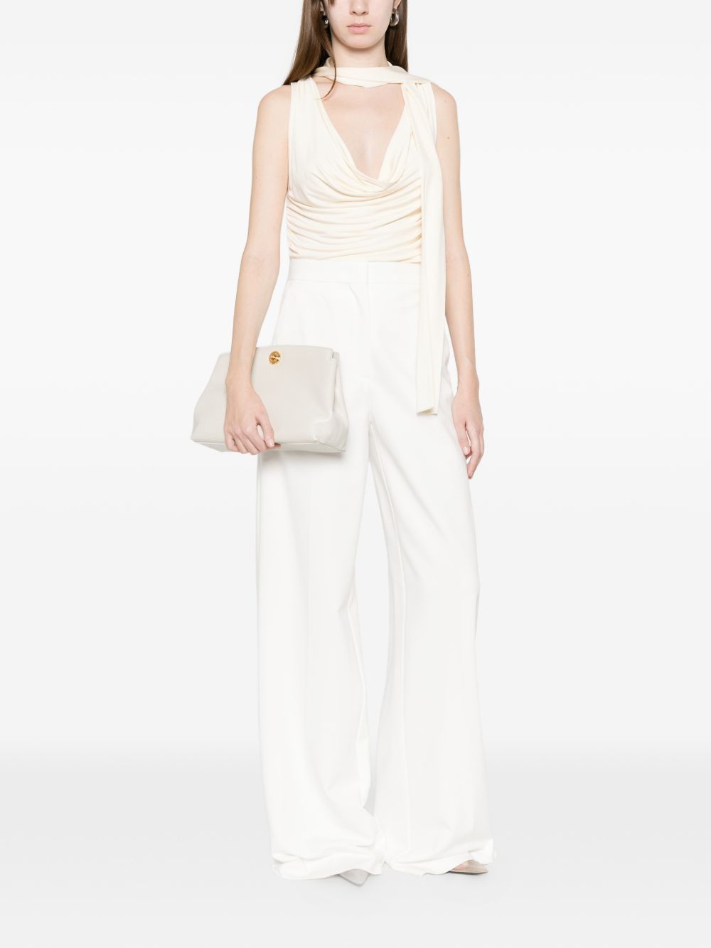 Wide-Leg Trousers With High Waist