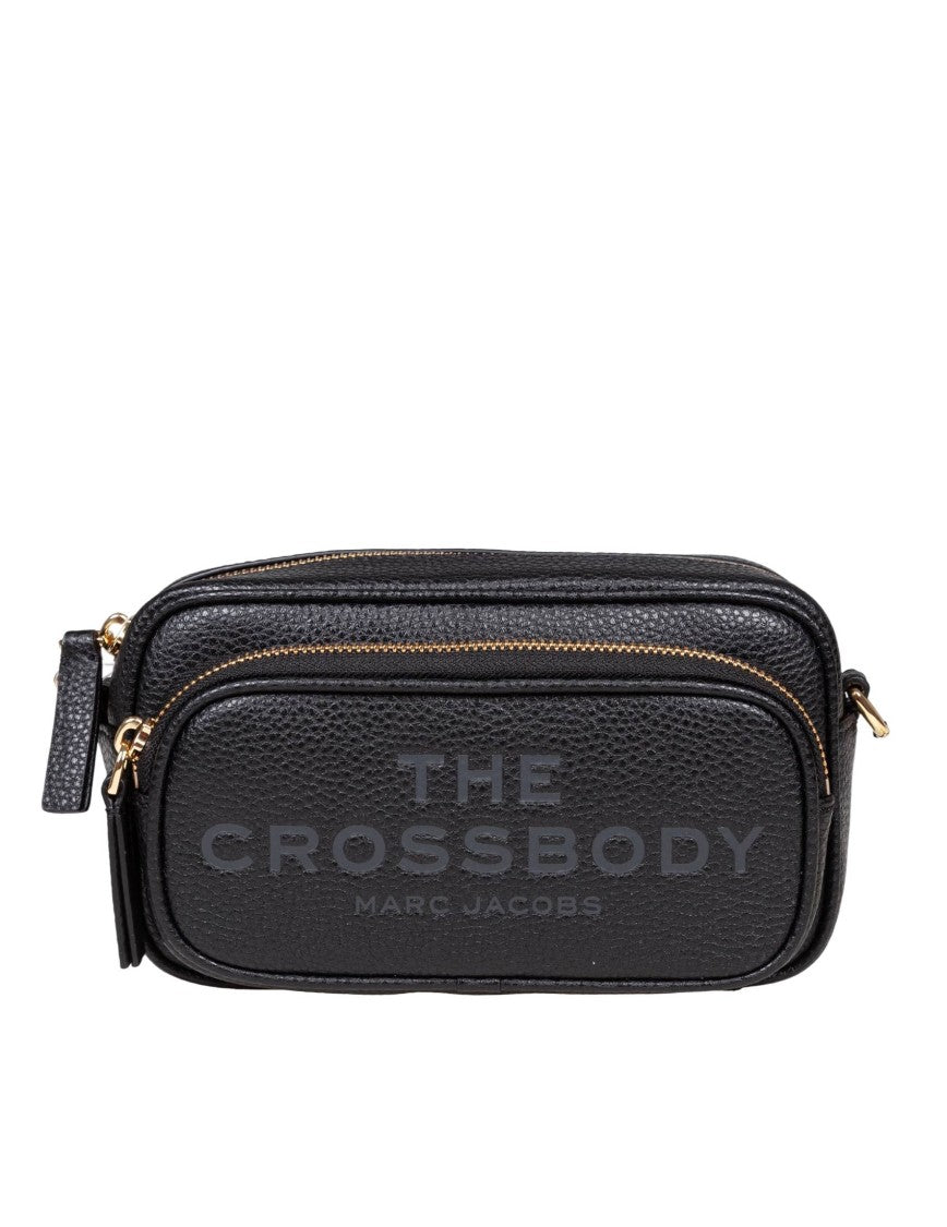 The Crossbody Tote Leather Bag Black Color