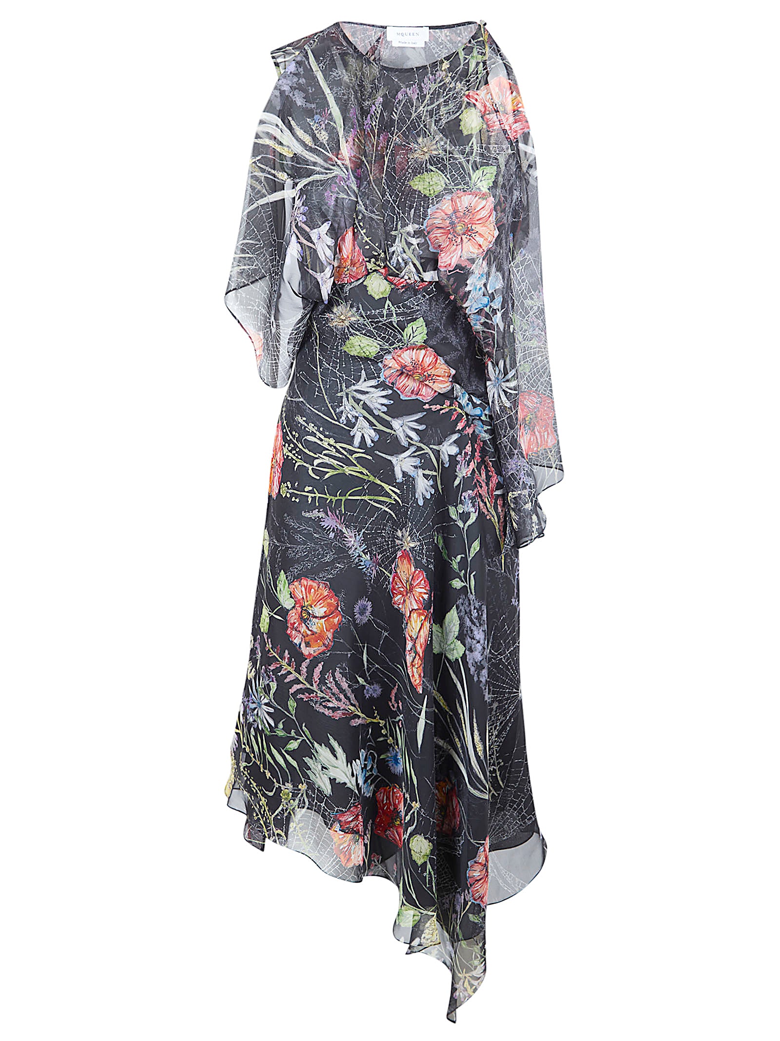 Black Chiffon Evening Dress