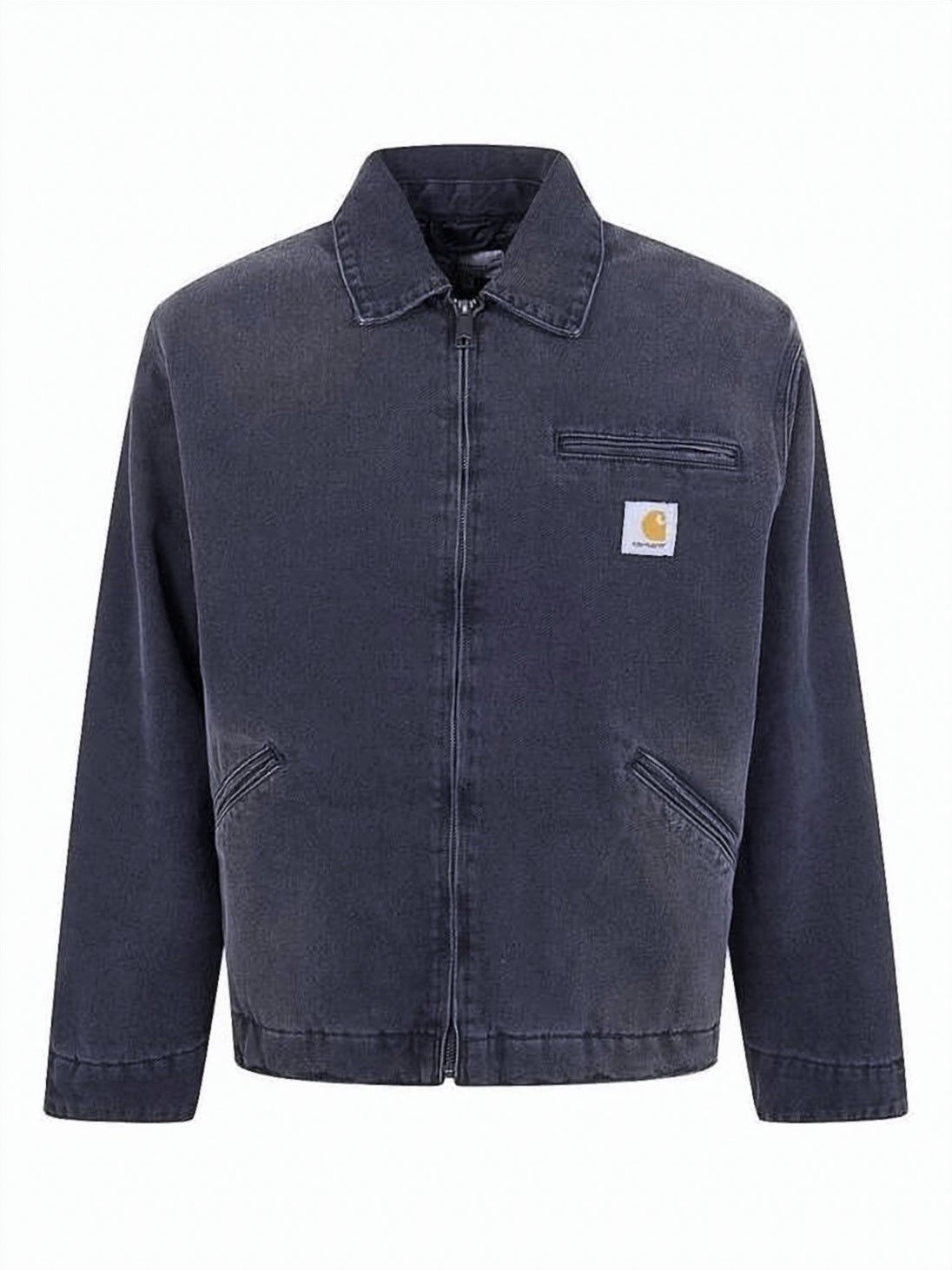 Boxy Cropped Jacket with Classic Collar