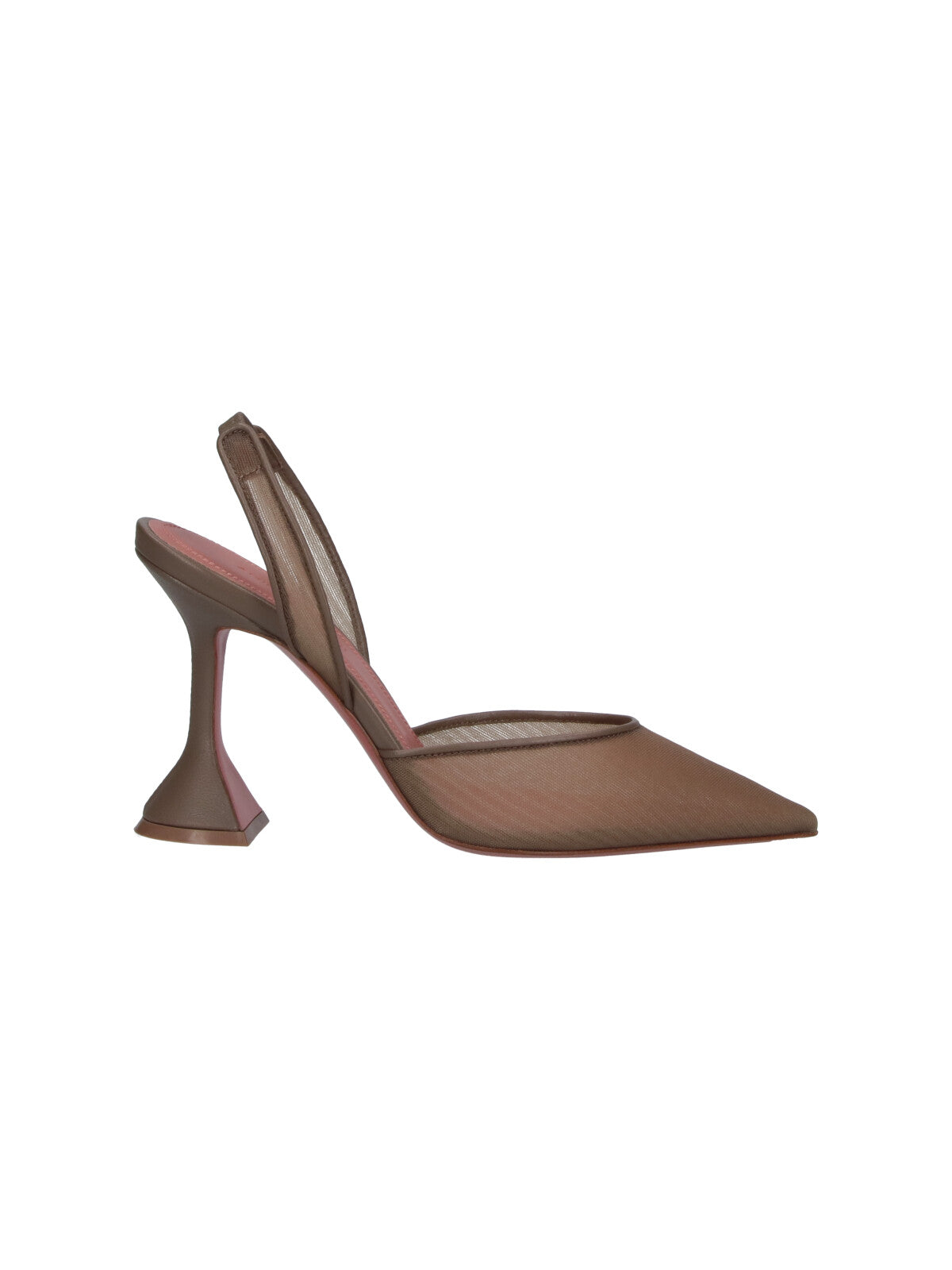 Taupe Holli Pointed-Toe Slingback Pumps