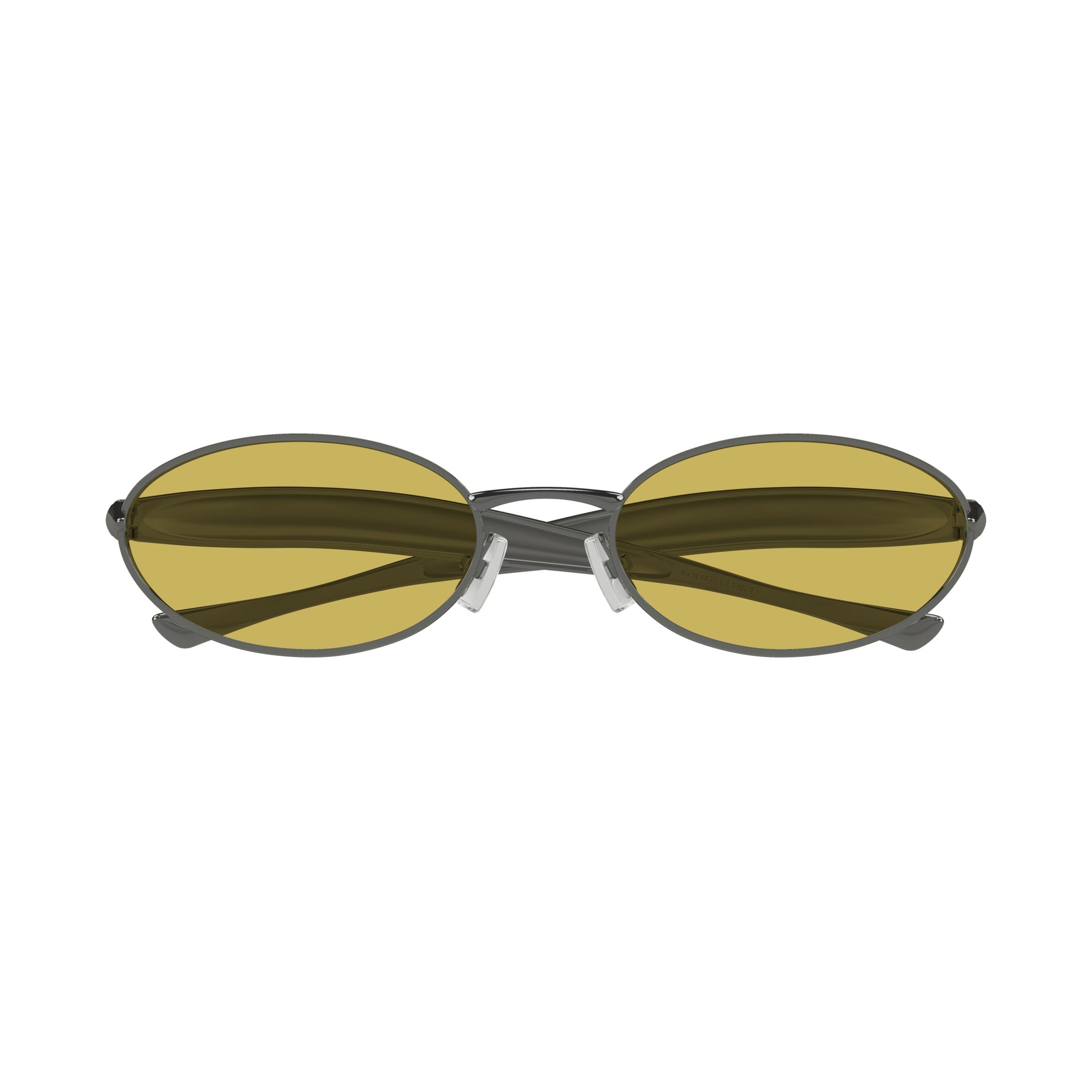 Bv1386s Oval-Shaped Metal Sunglasses