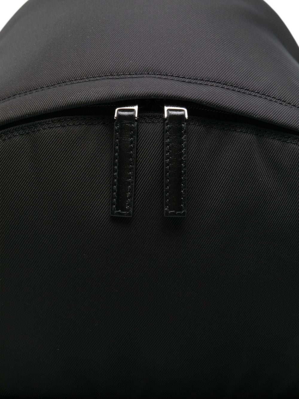 Black Polyamide Bag With Adjustable Strap