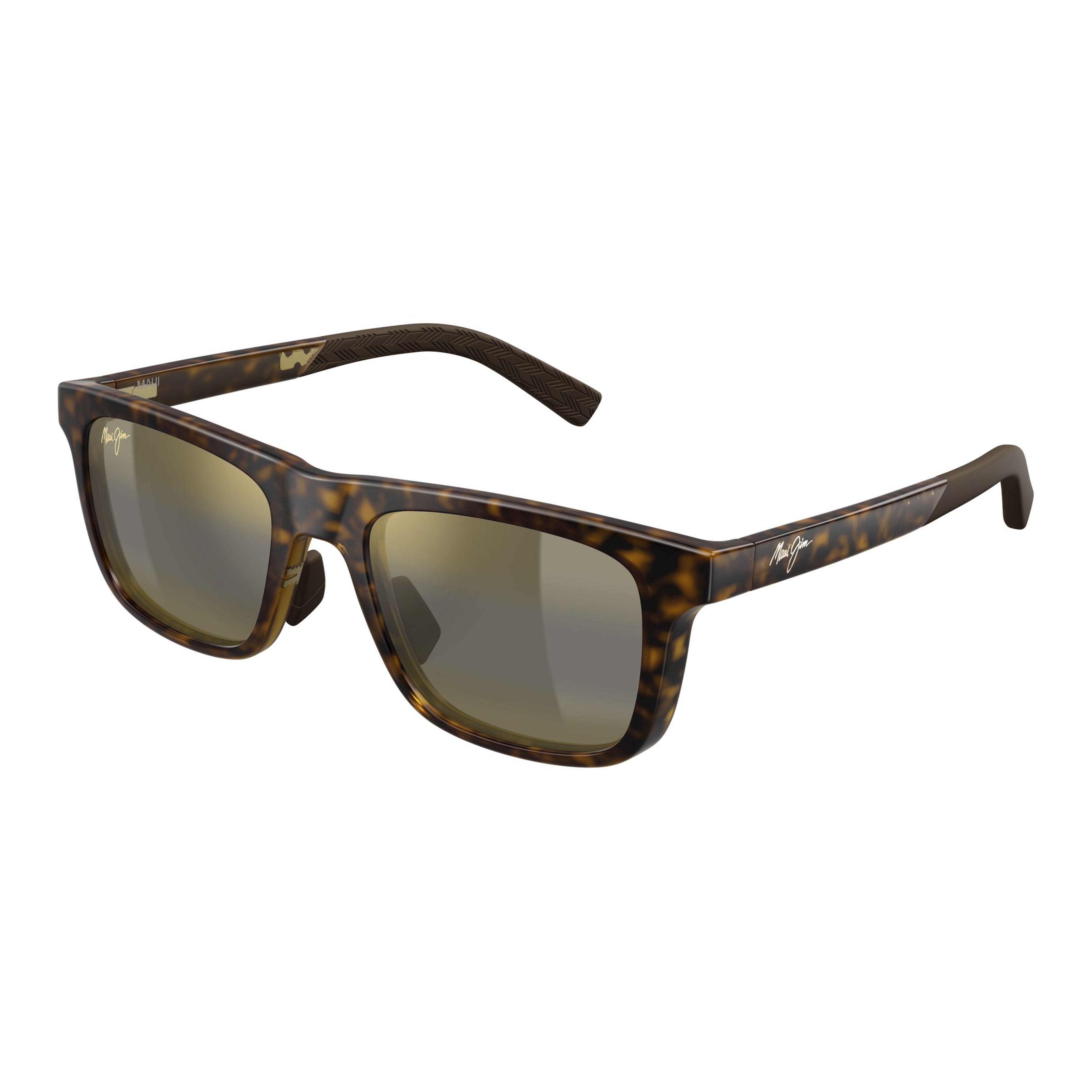 Moaka Rectangular Tortoiseshell Sunglasses with Gradient Lenses