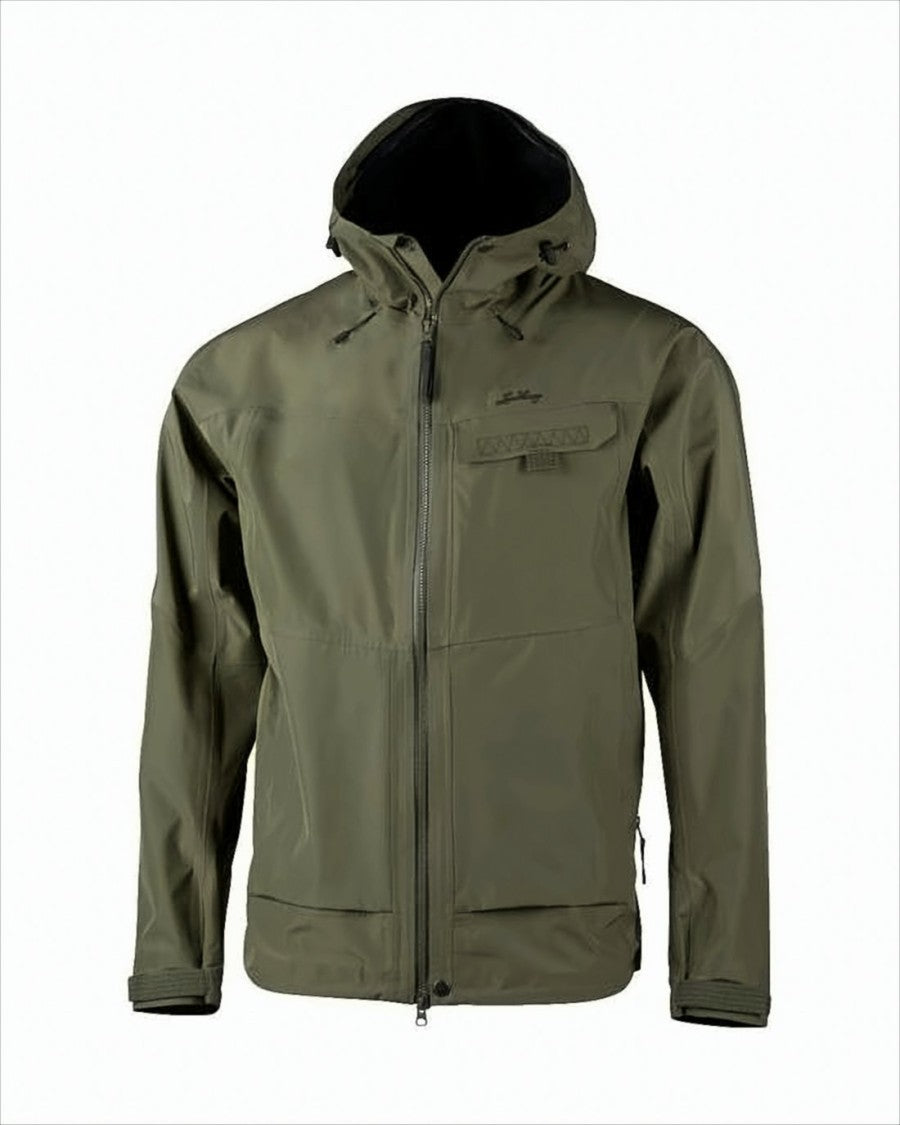 Green Padded Jacket with Hood