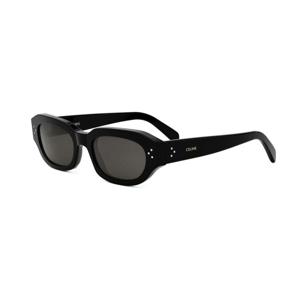 Cl40314i Rectangular Sunglasses with Silver Accents