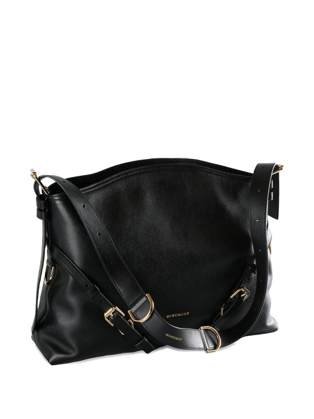 Top-Zip Black Bag
