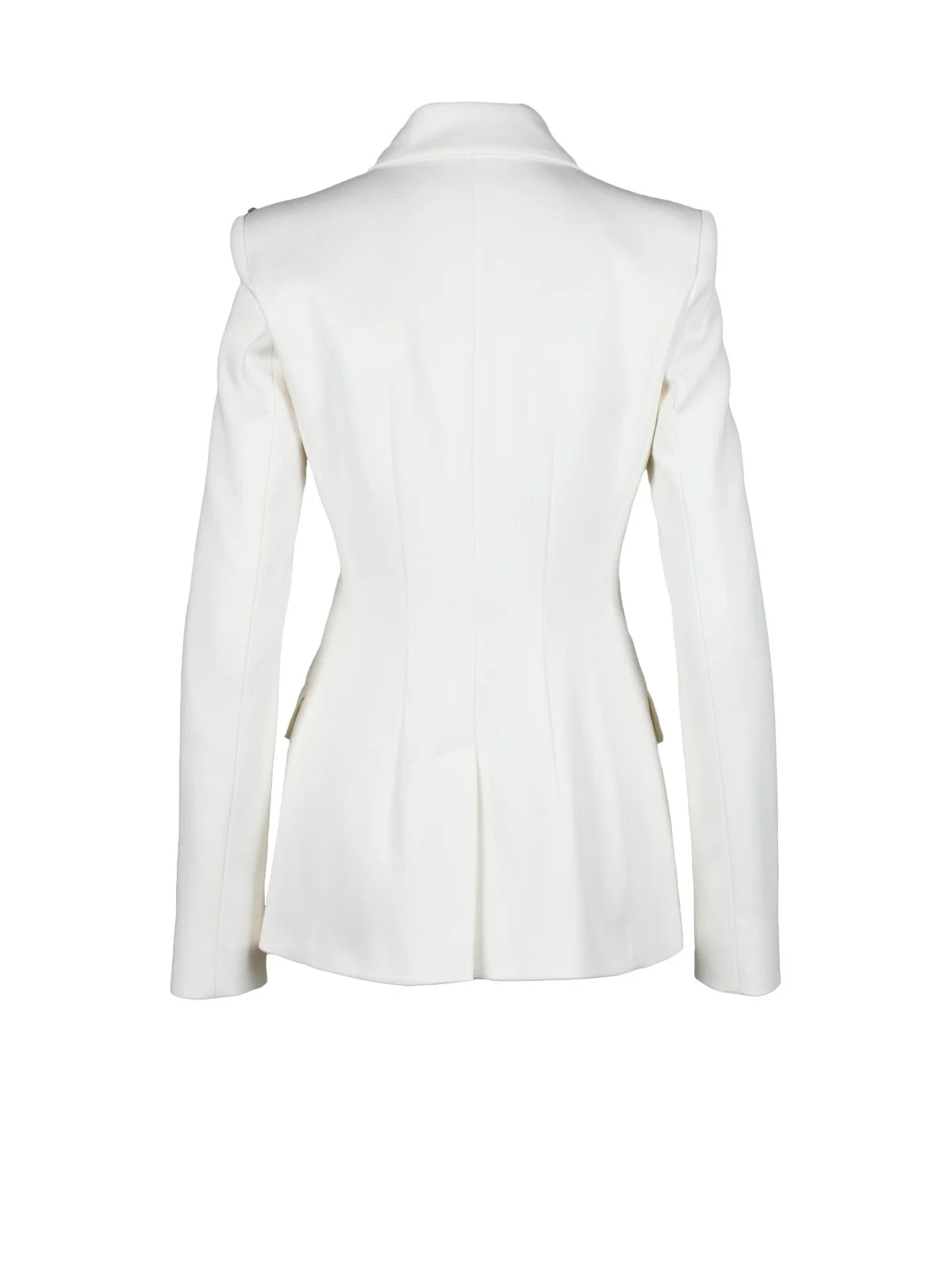 Double-Breasted Tailored Jacket with Structured Silhouette