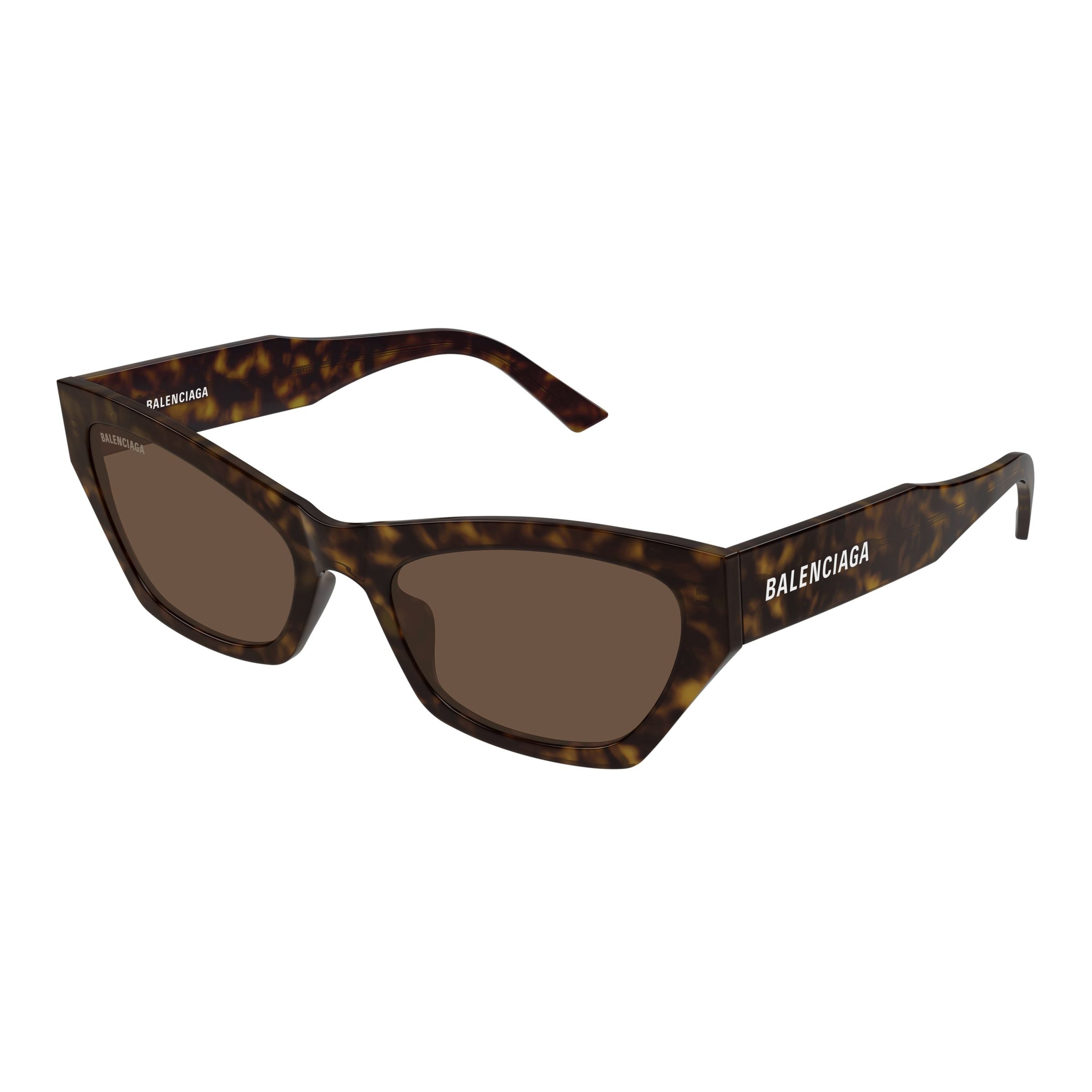 Bb0447s Angular Cat-Eye Sunglasses in Tortoiseshell Pattern