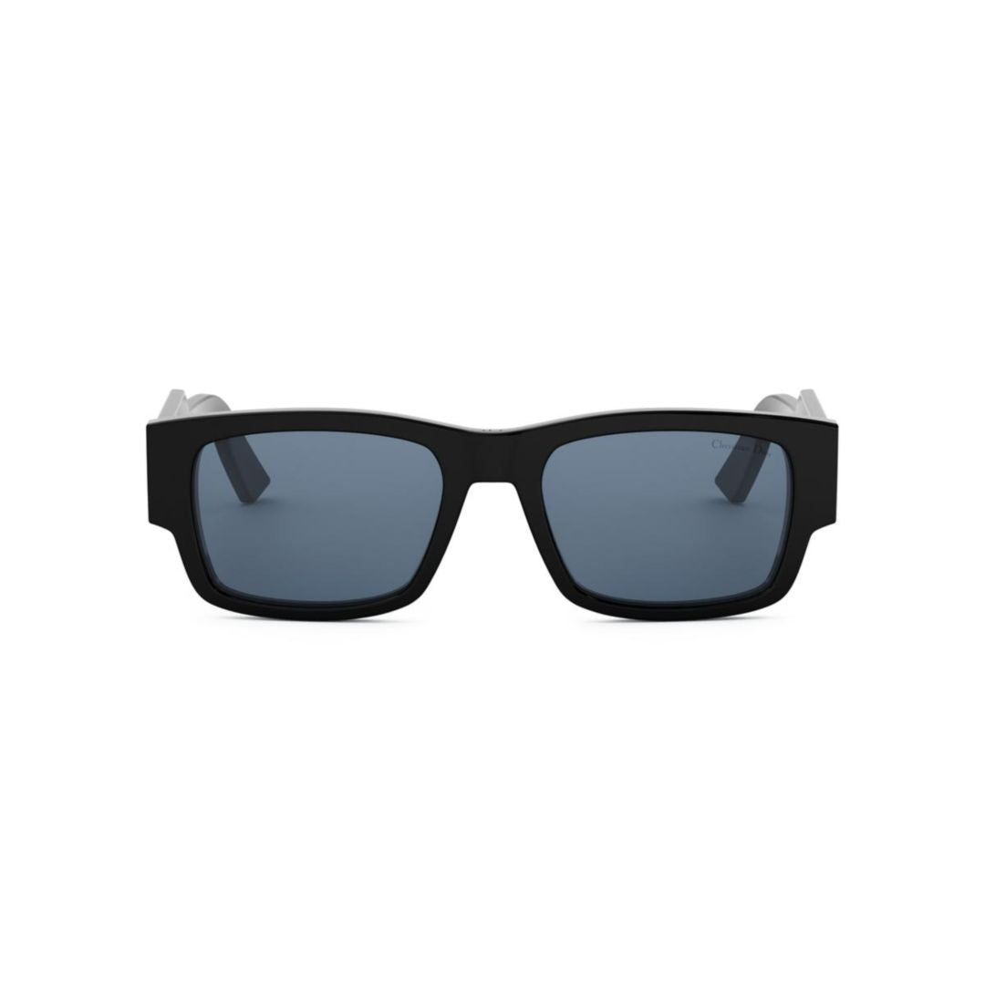 Christian Label S1i Bold Rectangular Frame Sunglasses