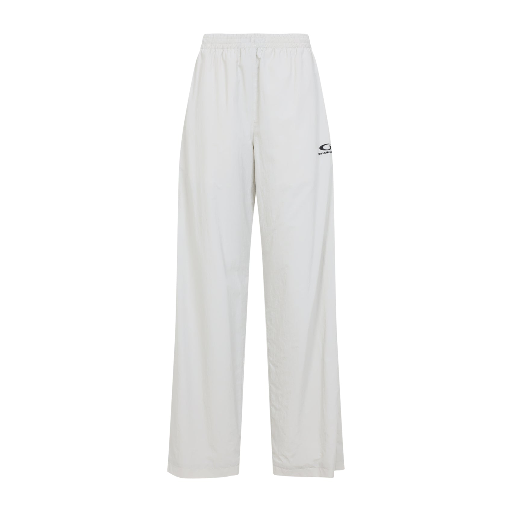 Relaxed Straight-Leg Pants with Elastic Waistband