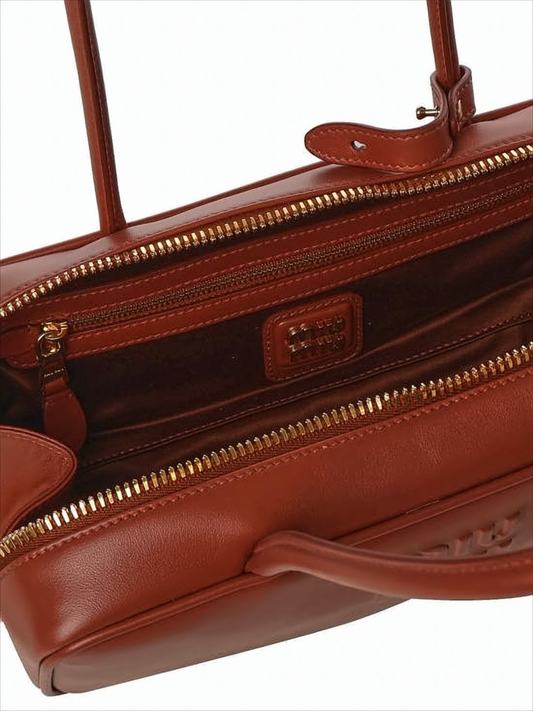 Structured Calf Leather Tote Bag