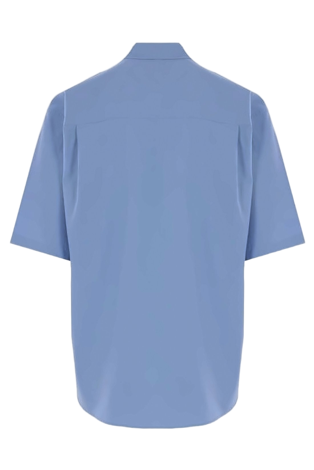 Short-Sleeved Shirt with Classic Collar