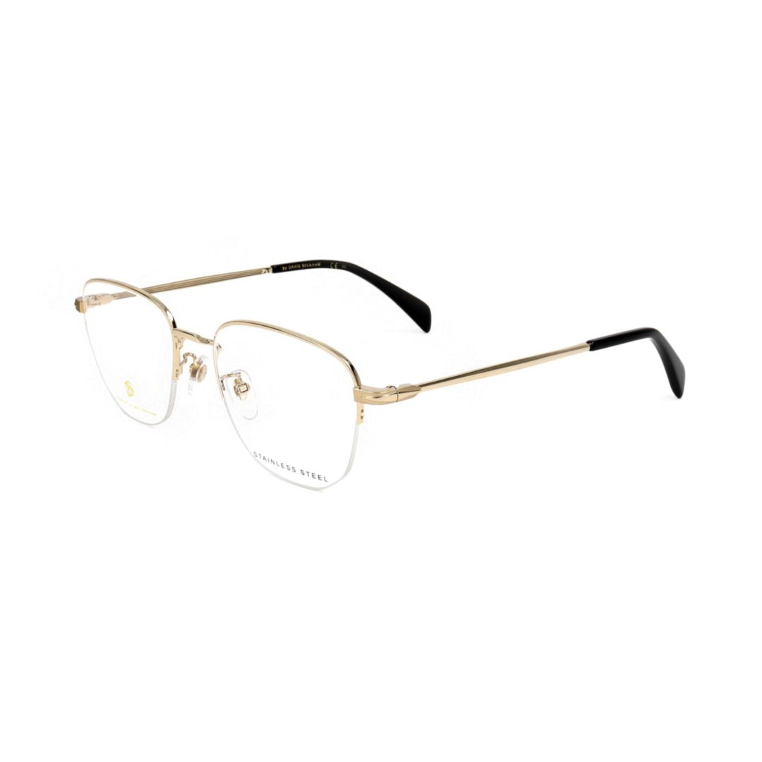 Db 1028/G Rectangular Gold Metal Eyeglasses
