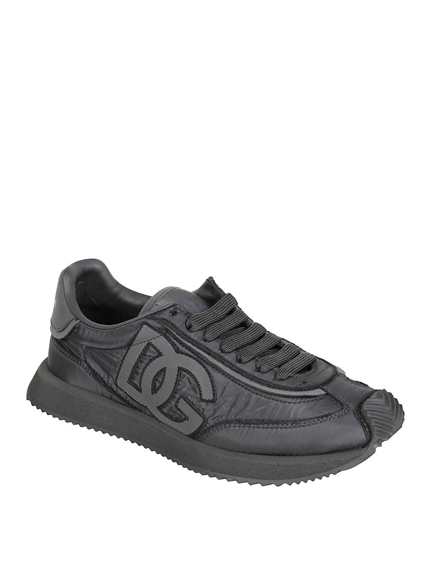 Oversized Logo Sneakers With Padded Collar