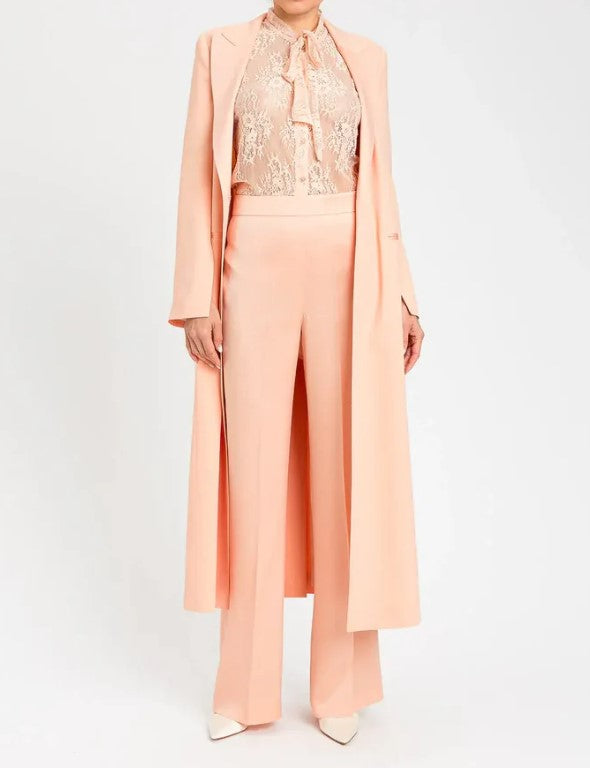 Twin Satin High Waisted Trousers
