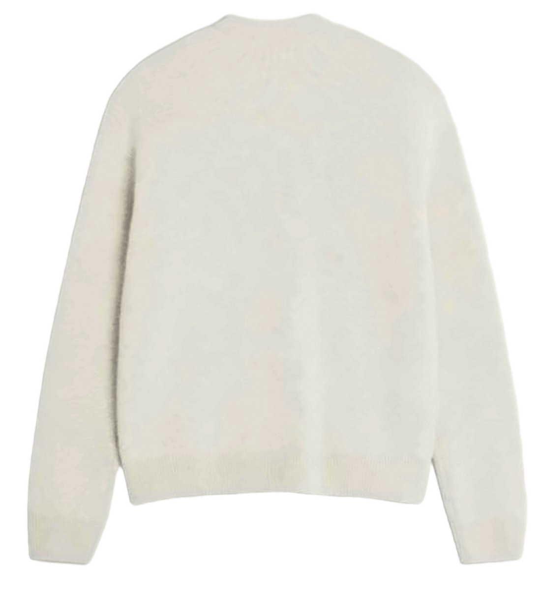 Lambswool Cardigan With V-Neck And Fox Emblem