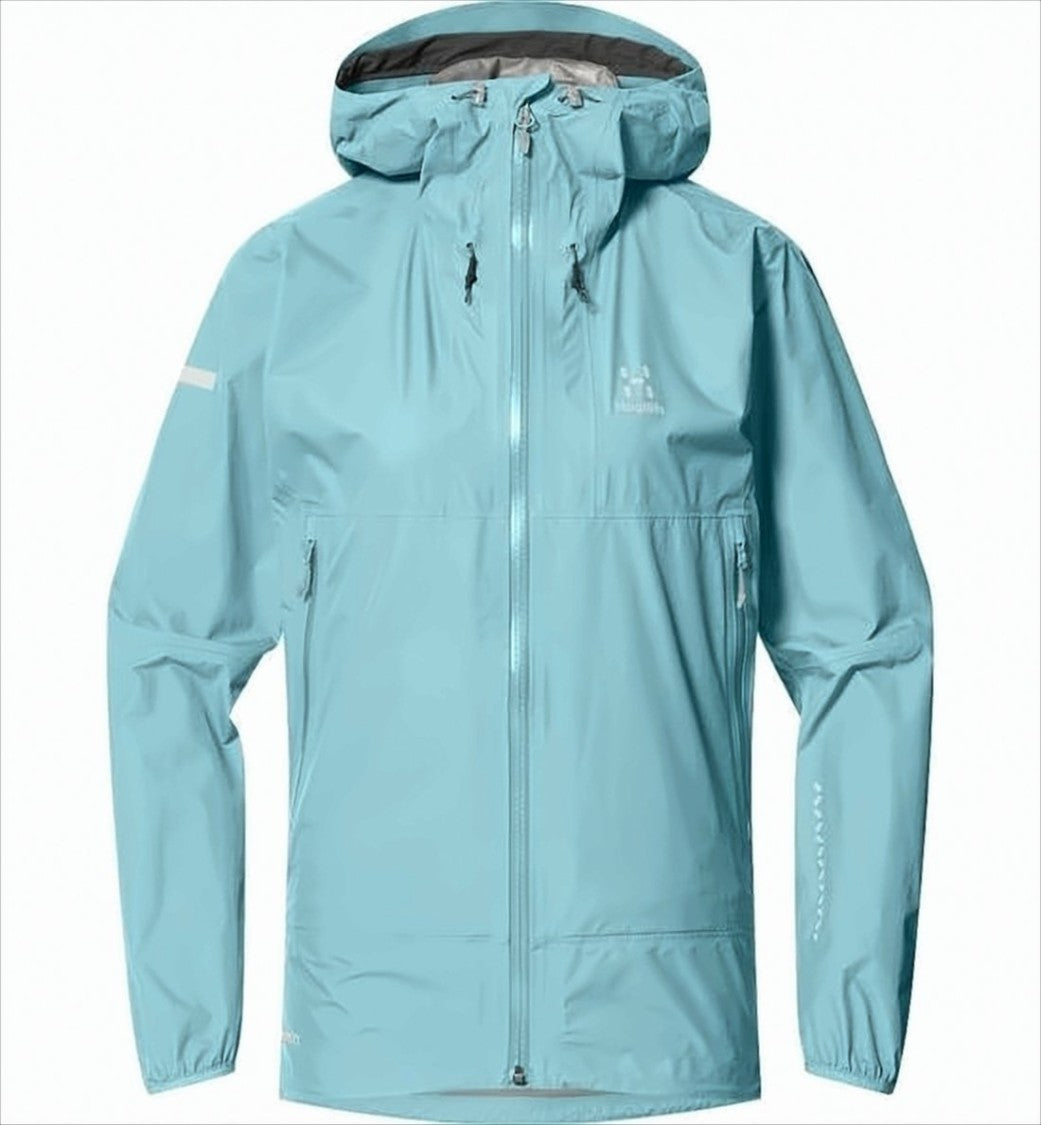 Streamlined Blue Active Jacket with Adjustable Hood