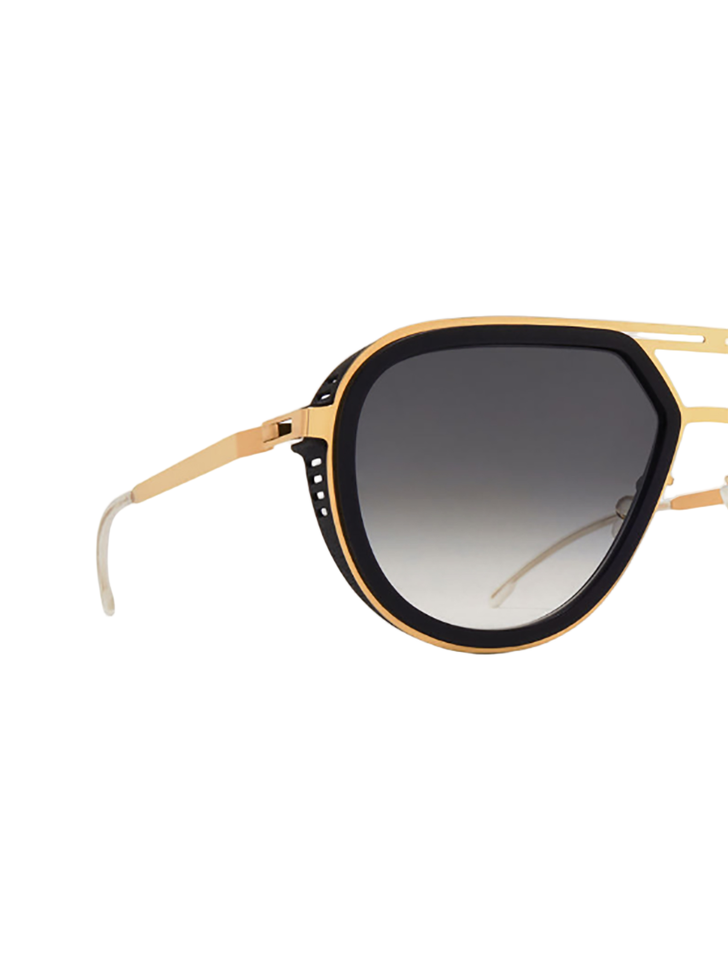 Bold Oversized Metal Frame Sunglasses