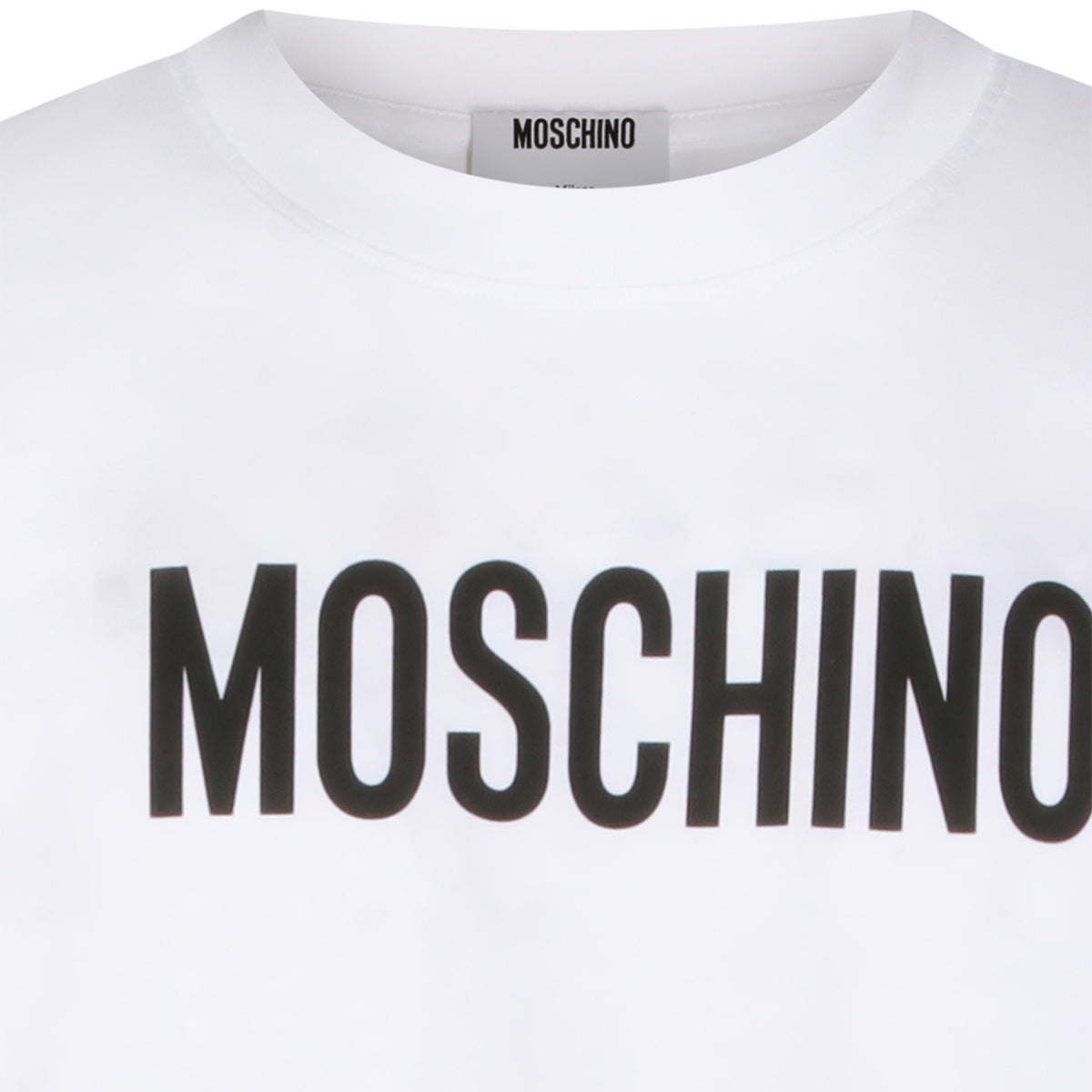 Classic White Short-Sleeve T-Shirt with Bold Branding