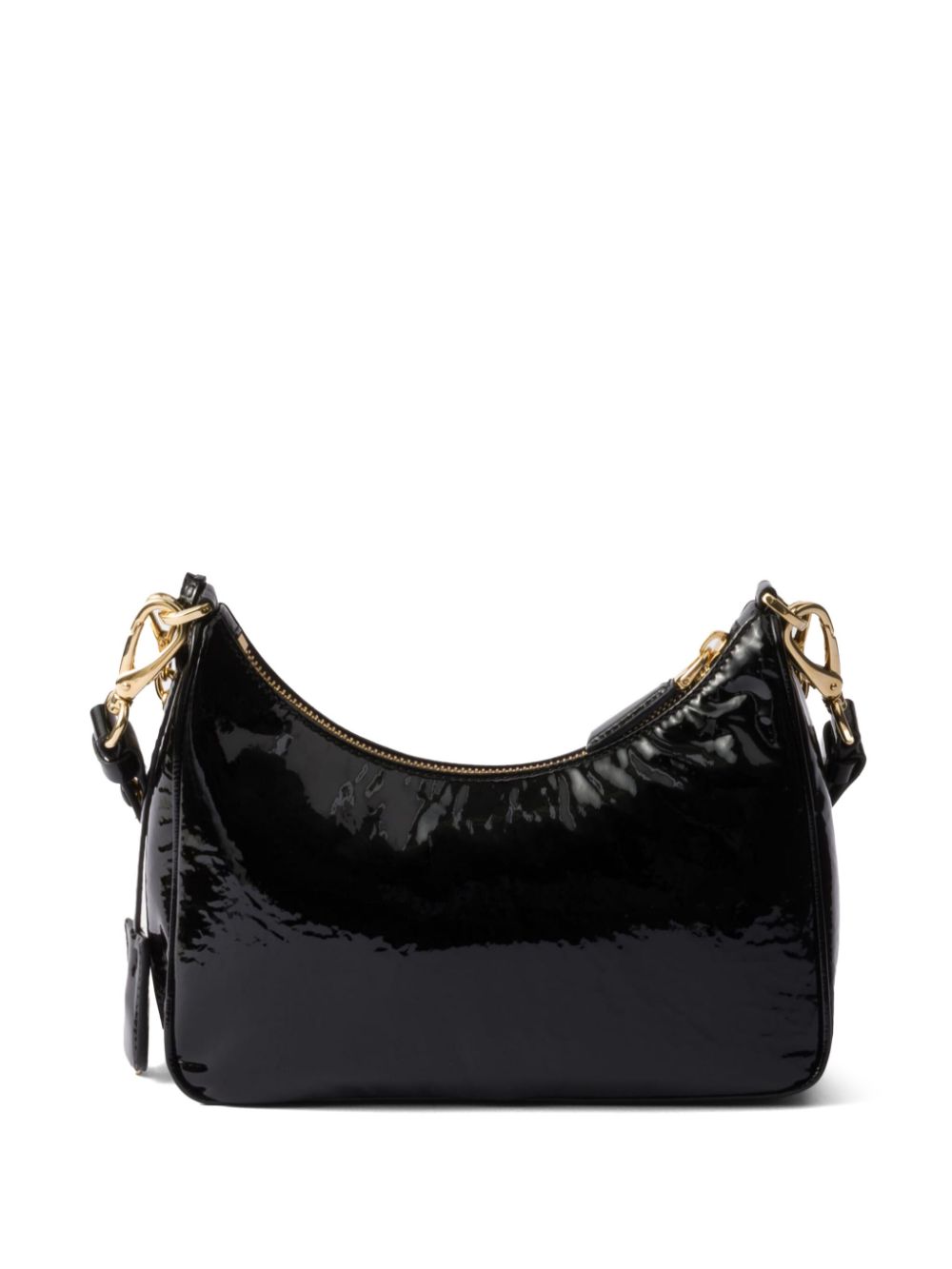 Re-Edition Patent Leather Shoulder Bag